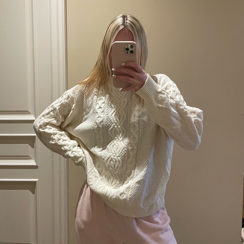 Vintage Cable Knit Sweater